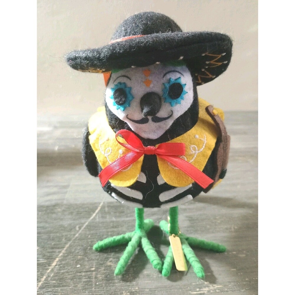 Hyde And Eek Featherly Friends Guitarrista 2017 Day Of The Dead W Tag Halloween